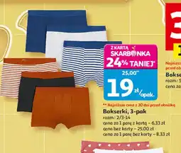 Auchan Bokserki chłopięce oferta