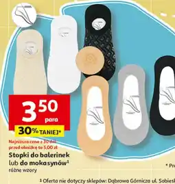 Auchan Stopki do mokasynów oferta