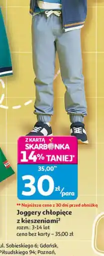 Auchan Joggery chłopięce Inextenso By Auchan oferta