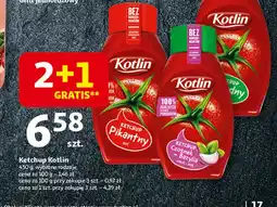 Auchan Ketchup czosnek-bazylia Kotlin oferta