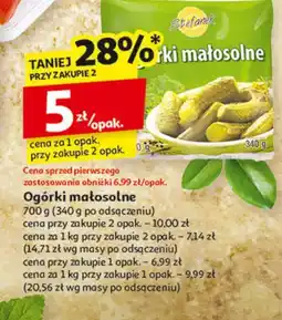Auchan Ogórki małosolne Stefanek oferta