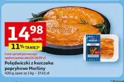 Auchan Polędwiczka z kurczaka w marynacie paprykowej Morliny oferta