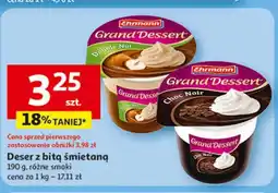 Auchan Deser choc noir Ehrmann Grand Dessert oferta