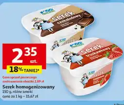 Auchan Serek truskawka Rolmlecz oferta