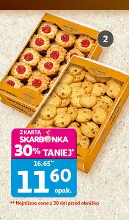 Auchan Ciastka słoneczniki Złotokłos oferta