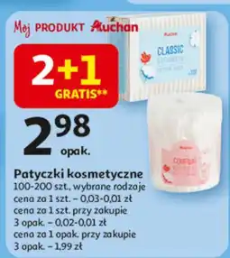 Auchan Patyczki kosmetyczne Auchan oferta