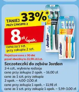 Auchan Szczoteczka do zębów medium Jordan Total Clean oferta