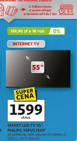 Auchan Telewizor 55'' 55pus7609 Philips oferta