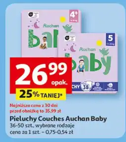 Auchan Pieluchy 4+ Auchan Baby oferta