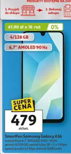 Auchan Smartfon a16 Samsung Galaxy oferta