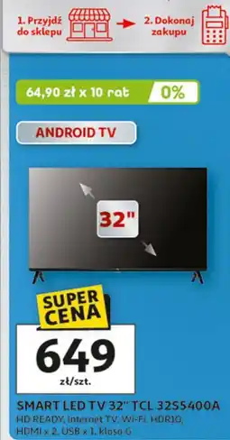 Auchan Telewizor 32'' 32s5400a Tcl oferta