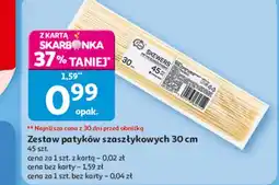 Auchan Patyczki do szaszłyków dł. 30 cm Godan oferta