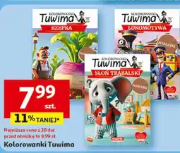 Auchan Kolorowanka tuwima lokomotywa Martel oferta