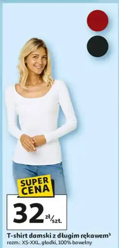 Auchan T-shirt damski długi rękaw xs-xxl Inextenso By Auchan oferta