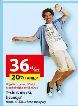 Auchan T-shirt męski s-3xl Inextenso By Auchan oferta