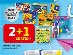 Auchan Kredki świecowe wax crayons Bic Kids oferta