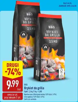 ALDI BBQ Brykiet do grilla oferta