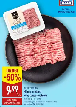 ALDI MIĘSNE SPECJAŁY Mięso mielone wieprzowo-wołowe oferta