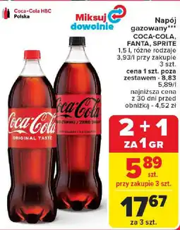 Carrefour Napój gazowany COCA-COLA, FANTA, SPRITE oferta