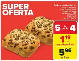 Carrefour Market Bułka z pestkami dyni Carrefour Market oferta