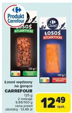 Carrefour Market Łosoś wędzony na gorąco CARREFOUR oferta