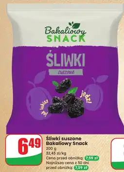 Dino Śliwki Śliwki suszone Bakaliowy Snack oferta