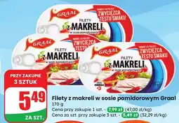Dino Filety z makreli w sosie pomidorowym Graal oferta