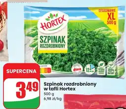 Dino Szpinak rozdrobniony mrożony Hortex oferta