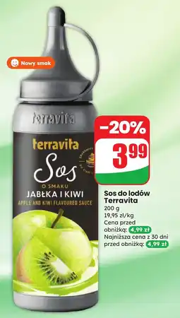 Dino Sos do lodów Terravita o smaku jabłka i kiwi oferta