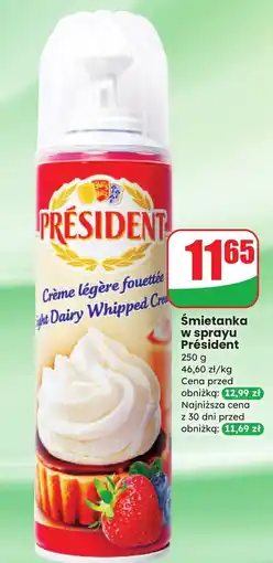 Dino Śmietanka w sprayu Président oferta
