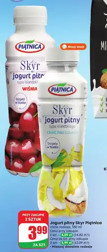 Dino Jogurt pitny Skyr Piątnica oferta
