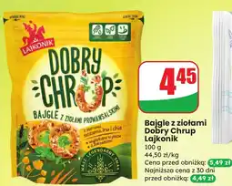 Dino Bajgle z ziołami Dobry Chrup Lajkonik oferta