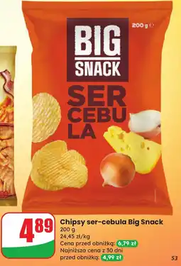 Dino Chipsy ser-cebula Big Snack oferta
