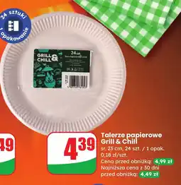 Dino Talerze papierowe Grill & Chill oferta