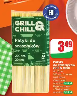 Dino Patyki do szaszłyków Grill & Chill oferta