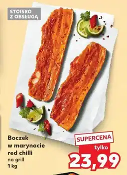 Kaufland Boczek w marynacie red chilli na grill Kaufland oferta