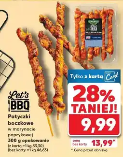 Kaufland Patyczki boczkowe w marynacie paprykowej Let's BBQ oferta