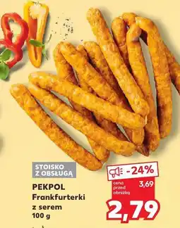 Kaufland Frankfurterki z serem Pekpol oferta