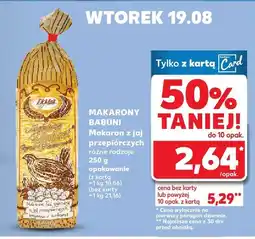 Kaufland Makaron Babuni z jaj przepiórczych różne rodzaje oferta