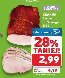 Kaufland Szynka od szwagra Krakus oferta