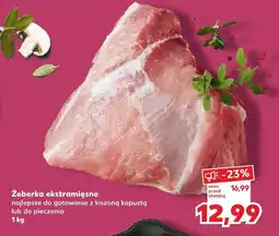 Kaufland Żeberka ekstramięsne Kaufland oferta