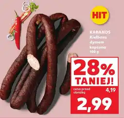 Kaufland Kiełbasa Kabanos dymem kopcona 100 g oferta