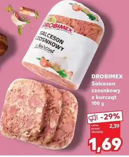 Kaufland Salceson czosnkowy z kurcząt 100 g Drobimex oferta
