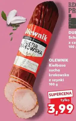 Kaufland Kiełbasa Olewnik sucha krakowska z szynki 100 g oferta