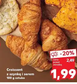Kaufland Croissant z szynką i serem Kaufland oferta