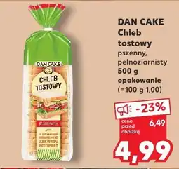 Kaufland Chleb tostowy pszenny pełnoziarnisty Dan Cake oferta