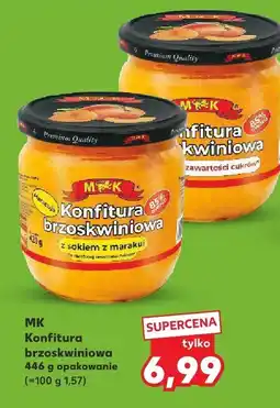 Kaufland Konfitura brzoskwiniowa MK o obniżonej zawartości cukrów oferta