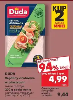 Kaufland Wędliny drobiowe Duda oferta