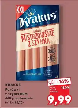 Kaufland Parówki z szynki Krakus oferta