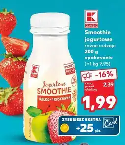Kaufland Jogurt smoothie K-Classic różne rodzaje oferta